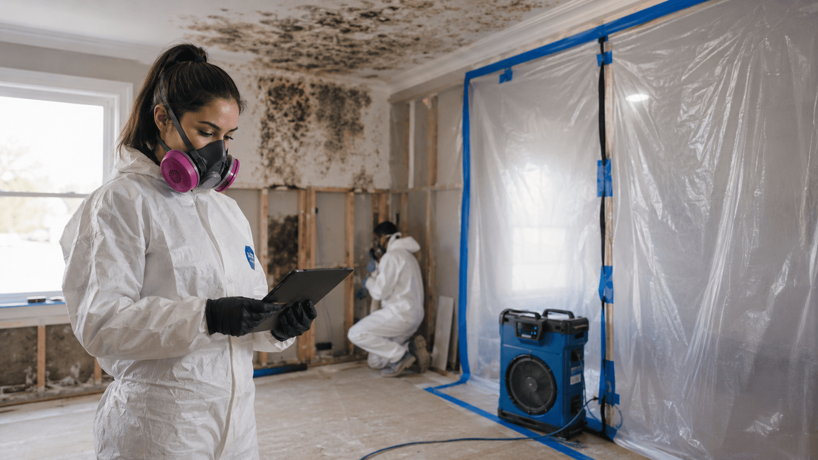 Mold and microbial remediation scoped to IICRC S520