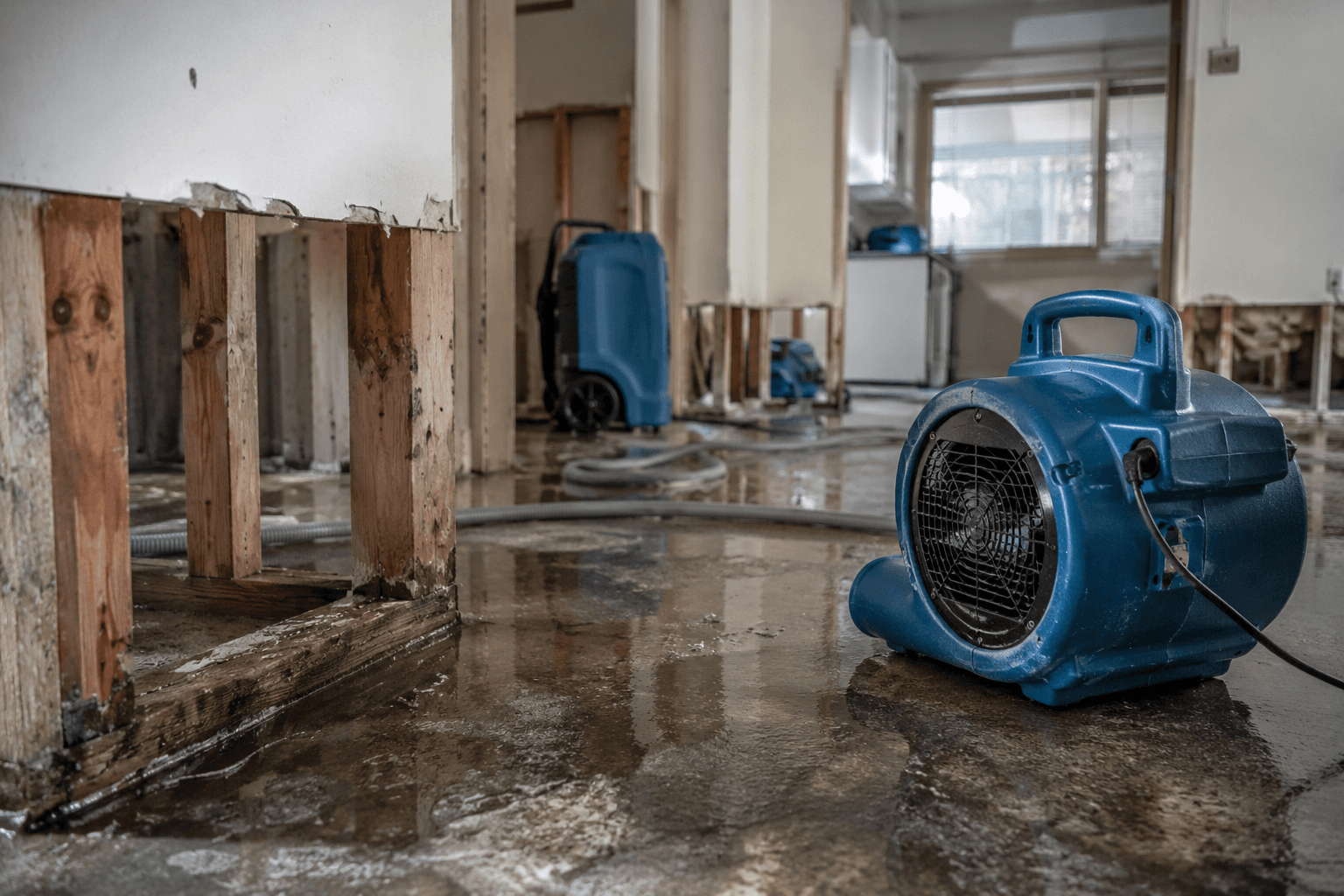 Water damage scoped to IICRC S500 standards